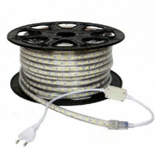 electrice mehedinti - banda led 220v 60led/m 14.4w/m ip65 r5050 6400k - odosun - od6653